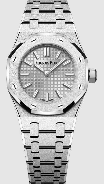 Review 67630BC.GG.1312BC.01 Audemars Piguet ROYAL OAK MINI FROSTED GOLD QUARTZ replica watch